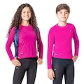 Camiseta Manga Longa Poker Proteção Uv 50+ - Infantil ROSA