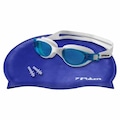 Kit Poker Natação Navagio Unissex 13157-Bam AZUL ESC/BRANCO