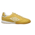 Chuteira Futsal Umbro Speciali III League - Adulto OURO/BRANCO