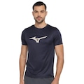 Camiseta Mizuno Run Spark - Masculina AZUL/MARROM CLA