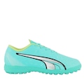 Chuteira Society Adulto Puma Ultra Play TT VERDE CLARO/BRANCO