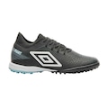 Chuteira Society Umbro Adamant Premier - Adulto PRETO/AZUL CLA