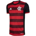 Camisa 1 do Flamengo Of 2022 adidas - Infantil VERMELHO