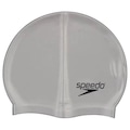 Touca de Natação Speedo Flat Swin Cap Silicone Treinamento - Adulto CINZA