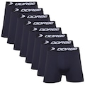 Kit 8 Cuecas Boxer Plus Size Microfibra Dorbe Original PRETO