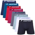 Kit 8 Cuecas Boxer Plus Size Microfibra Dorbe Original SORTIDA