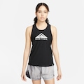 Camiseta Regata Nike Dri-Fit Trail - Feminina PRETO