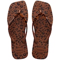 Chinelo Havaianas Slim Square - Feminino MARROM/PRETO