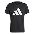 Camiseta adidas Run It - Masculina PRETO/BRANCO