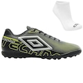Kit Chuteira de Society Adulto Umbro Techno + Meias 34