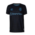 Camisa do Grêmio Umbro Of. 3 2023 - Infantil PRETO/AZUL