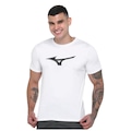 Camiseta Mizuno Run Spark M - Masculina BRANCO/PRETO
