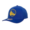Boné Aba Curva Mitchell & Ness NBA Team Ground Golden State Warriors - Adulto AZUL