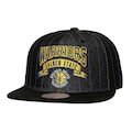 Boné Aba Reta Mitchell & Ness NBA Dem Stripes Golden State Warriors - Adulto PRETO