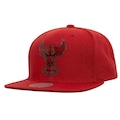Boné Aba Reta Mitchell & Ness NBA Now You See Me Chicago Bulls - Adulto VERMELHO
