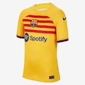 Camisa Barcelona Iv 2023/24 Torcedor Pro Nike - Infantil AMARELO