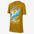 Camiseta Nike Sportswear - Infantil Laranja Cla/Preto