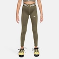 Calça Legging Juvenil Nike Pro Dri-fit Tight Sport All Over Print VERDE