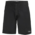 Bermuda Walk Quiksilver Hybrid Solid - Masculina PRETO