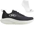 Kit Tênis Olympikus Acqua + Meia - Feminino PRETO/BRANCO