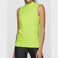 Camiseta Regata Body For Sure com Gola Alta U.V - Feminina AMARELO/VERDE CLA