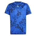 Camiseta adidas Essentials All Over Print - Infantil AZUL