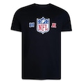 Camiseta New Era Nfl Logo - Masculina PRETO