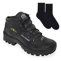 Bota Bull Terrier Bob Cat - Masculina + Par de Meia PRETO