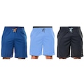 Kit Bermuda Elite Comfort - 3 Unidades - Masculina PRETO/AZUL