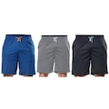 Kit Bermuda Elite Comfort - 3 Unidades - Masculina AZUL ESC/PRETO