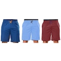 Kit Bermudas Elite Comfort - 3 Unidades - Masculina AZUL ESC/AZUL
