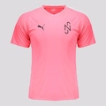 Camiseta Puma Neymar Jr Njr Core - Infantil ROSA