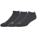 Kit de Meias Sapatilha Oakley Bark Low Quarter com 3 Pares - Masculina PRETO