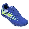Chuteira Society Dray Foorcy Dr24-330 - Adulto AZUL/VERDE