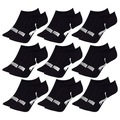 Kit Meia Sapatilha Puma Esportiva 9 Pares - Feminino PRETO
