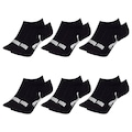 Kit Meia Sapatilha Puma Esportiva - 6 Pares - Feminino PRETO