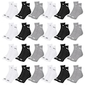 Kit Meia Cano Médio Puma Esportiva - 24 Pares - Feminino CINZA/BRANCO