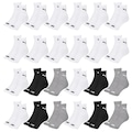 Kit Meia Cano Médio Puma Esportiva - 24 Pares - Feminino BRANCO/CINZA