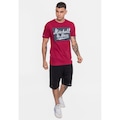 Camiseta Mitchell & Ness Masculina Estampada Bordo - Mitchell & Ness VINHO