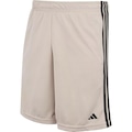Shorts adidas 3 Listras - Masculino BEGE/PRETO