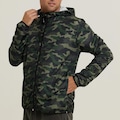 Jaqueta Corta Vento com Capuz Wss Brasil Basic - Masculina MARROM