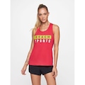 Camiseta Regata Bodyforsure Lisa Beach Sports - Feminina VERMELHO