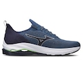 TÊNIS MIZUNO WAVE ZEST - MASCULINO AZUL/VERDE CLA