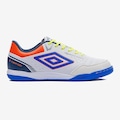 Chuteira Futsal Umbro X-Comfort - Adulto BRANCO/LARANJA