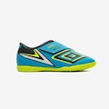 Chuteira Futsal Umbro Sala V - Infantil AZUL/VERDE