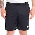 Bermuda Umbro Essential - Masculina PRETO/PRETO