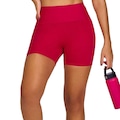 Bermuda Alto Giro Hyper Push-Up - Feminina ROSA ESCURO