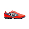 Chuteira Society Umbro Cannon Jr - Infantil LARANJA/AZUL