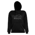 Blusão de Moletom Mid Hoddie - Feminino PRETO