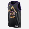 Camiseta Regata Nike Los Angeles Lakers City Edition 2023/24 - Masculina PRETO